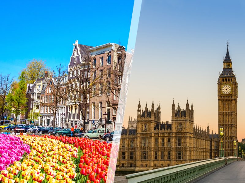 Viaggi Combinati Offerte Estive: Londra ed Amsterdam in aereo, Inghilterra e  Paesi Bassi da 799€