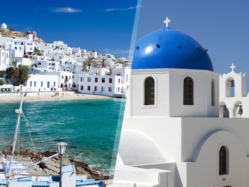 Viaggi Combinati Offerte Estive: Mykonos e Santorini in aereo, Grecia da 619€