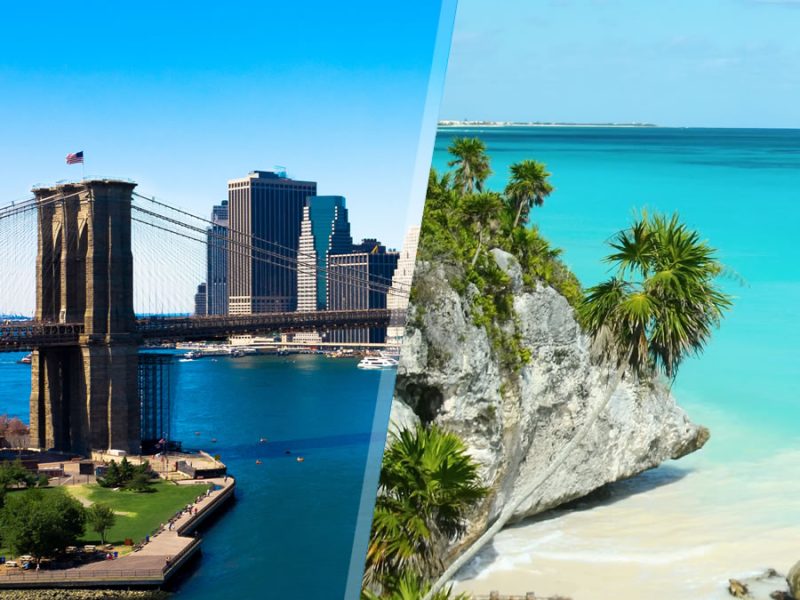 Grandi Viaggi Offerte: New York e Riviera Maya, Stati Uniti e Messico da 1576€