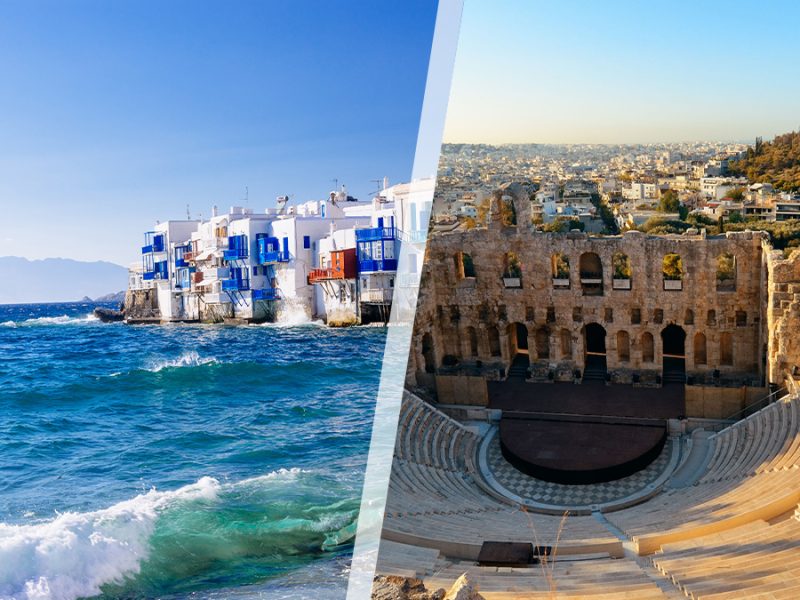 Viaggi Combinati Offerte Estive: Atene e Mykonos in aereo, Grecia da 590€