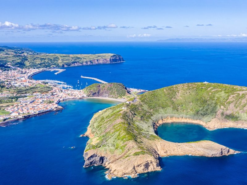 Percorso attraverso l’Isola di São Miguel, Faial e Terceira, Portogallo (Azzorre)